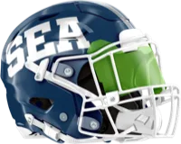 Seattle Seahawks helmet
