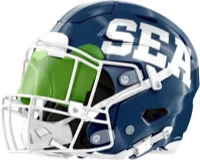 Seattle Seahawks helmet